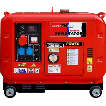 Notstromaggregat Stromerzeuger Diesel 9,5kVA 3-Phasen E-Start 400V 230V AVR